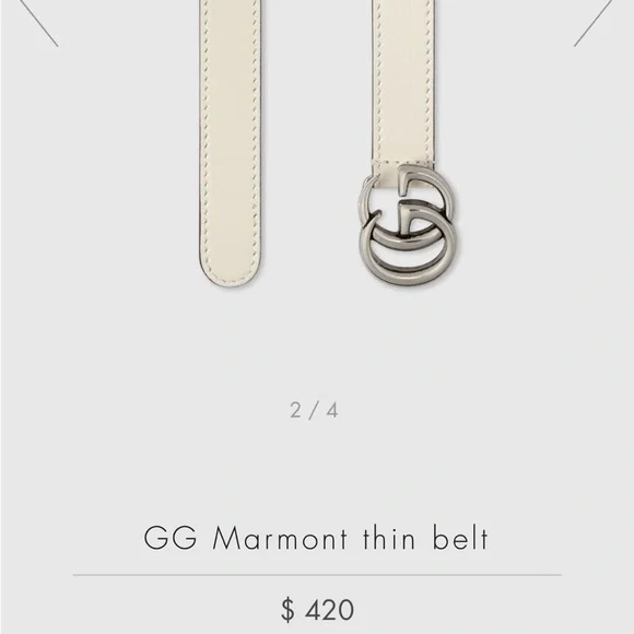 GG Marmont Thin Belt - Picture 5 of 7
